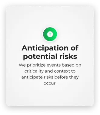 Anticipation of potential risks