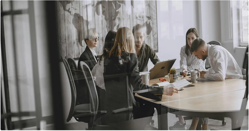 Image of a secure truck parking area