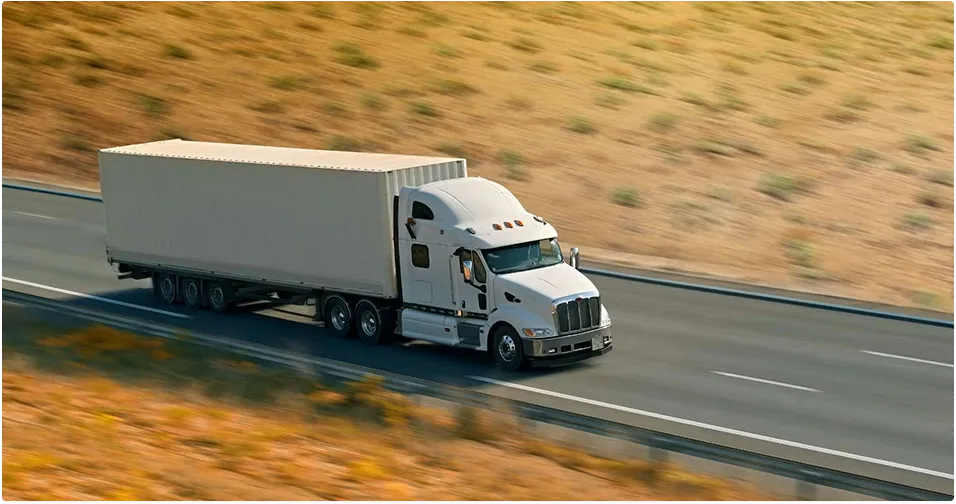 Image of a secure truck parking area